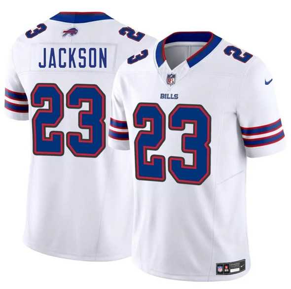 Men & Women & Youth Buffalo Bills #23 Dane Jackson White 2025 F.U.S.E. Vapor Untouchable Limited Stitched Jersey